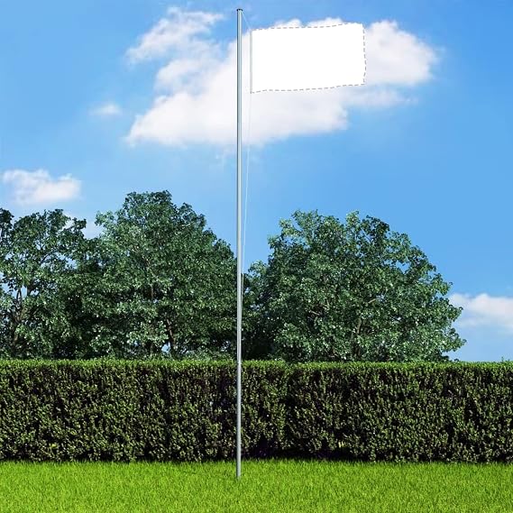 Tidyard Sectional Flagpole Aluminum 20.3ft Flag Pole for Flags