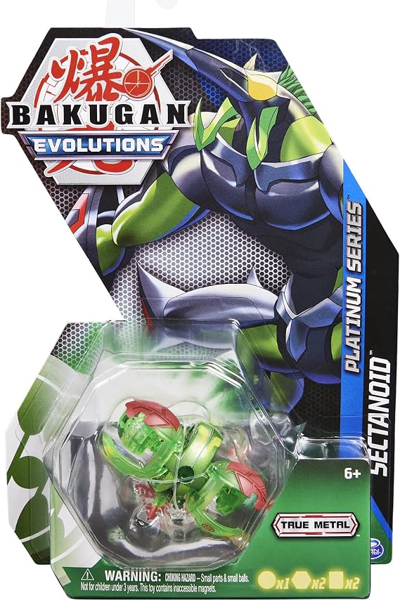 Bakugan Evolutions 2022 Platinum Series Die-cast Ventus Sectanoid