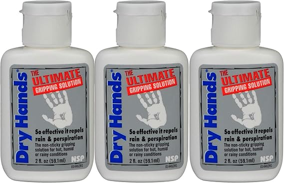 Dry Hands 2oz Ultimate Gripping Solution Golf/Sports 3-Pack