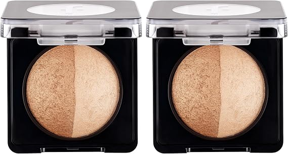 Baked Blush-On Yüksek Pigmentli & Doğal Işıltılı Fırınlanmış Allık (2 paketi)