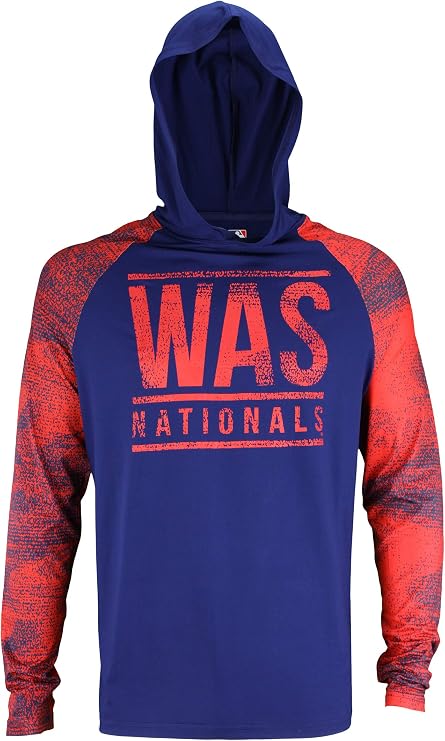Zubaz MLB Men's Static Stripe Hooded Shirt
