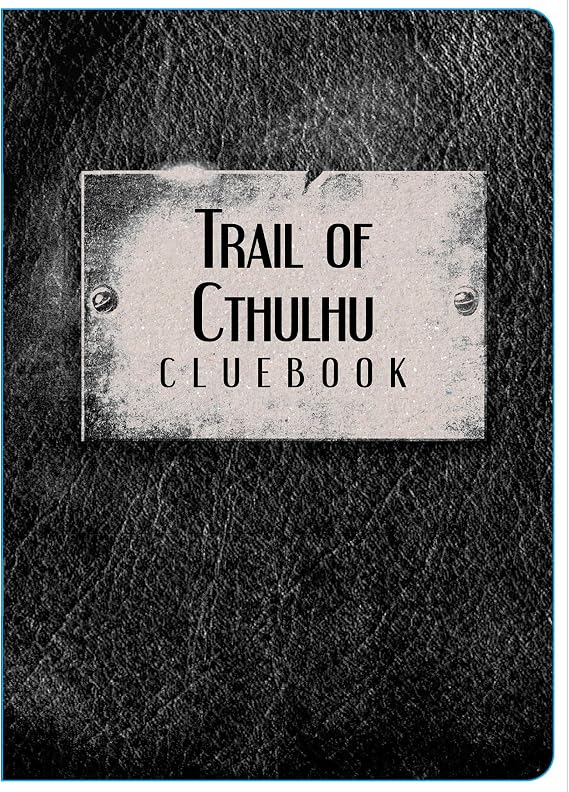 Pelgrane Press: Trail of Cthulhu Cluebook - Paperback 5x7 Journal, Guided Pages & Details, 32 Pages, RPG Accessory, Art Deco Style