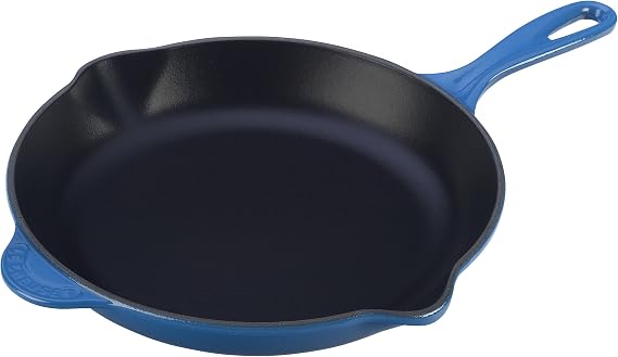 Le Creuset Enameled Cast-Iron 10-1/4-Inch Skillet with Iron Handle, Marseille
