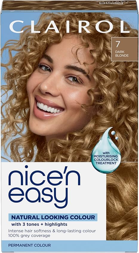 Clairol Nice'n Easy Crème Natural Looking Oil Permanent Hair Dye Infused
