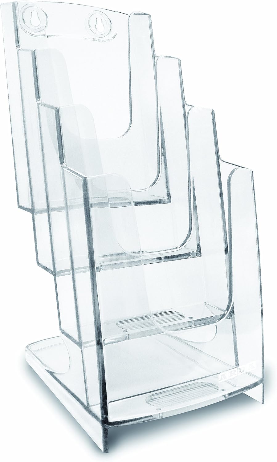 Arda 70A64 Portadepliant with 4 compartments, Format 13 of A4, 800 sheet capacity from 80gr, Transparent