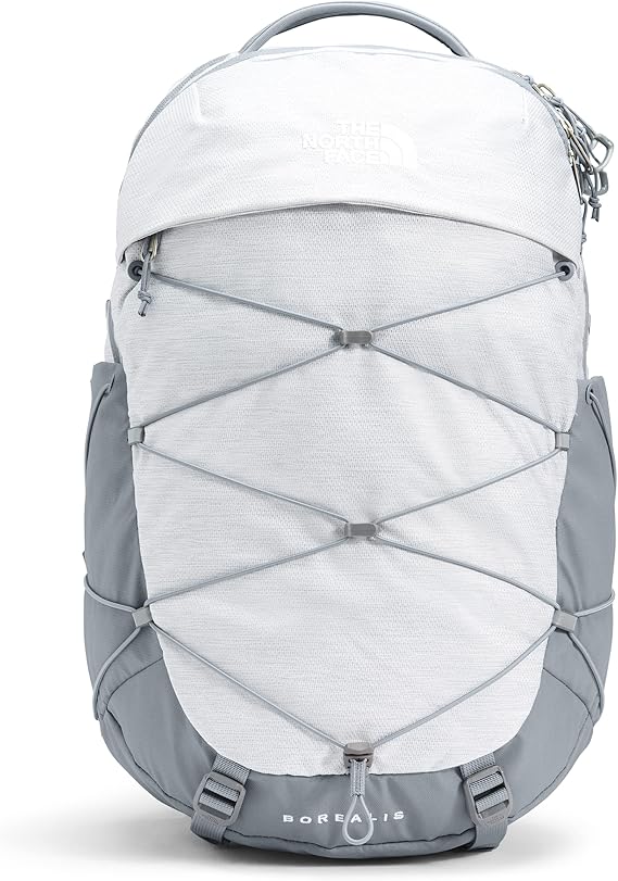 The North Face Women's Borealis Commuter Laptop Backpack, TNF White Metallic Melange/Mid Grey, One Size