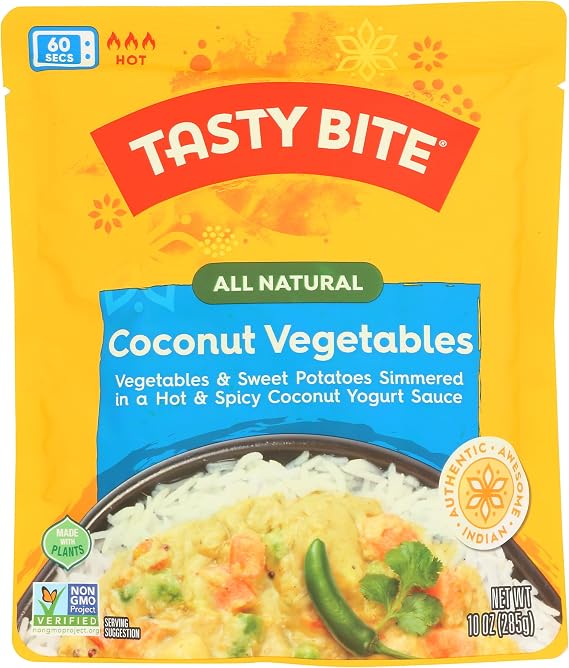 Tasty Bite Entree Pouch Coconut Veg 10oz