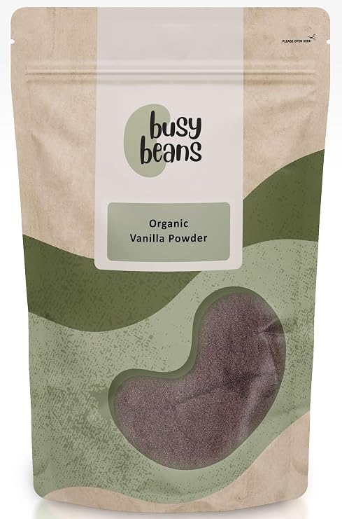 Organic Vanilla Powder - Certified Organic - by Busy Beans Organic (1kg)