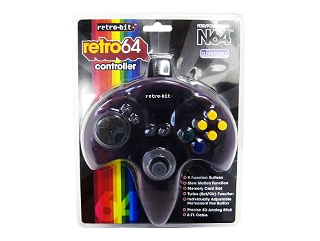 N64 Retro Bit Controller- Purple