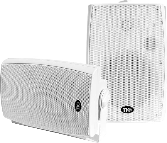 TIC BPS565W - 6.5" Outdoor Bluetooth v5 Mesh Patio Speaker (Pair)