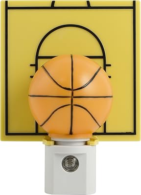 Jasco 13366 Night Light with LED Sports Shade Basketball Auto OnOff