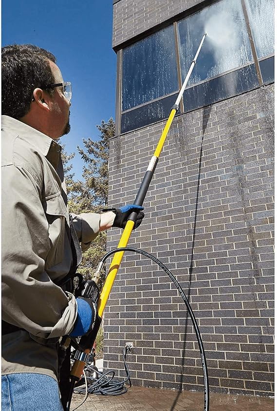 General Pump Telescoping Pressure Washer Wand - 4,000 PSI, 6ft. to 12ft. Length, Fiberglass/Aluminum, Model# DLTG12