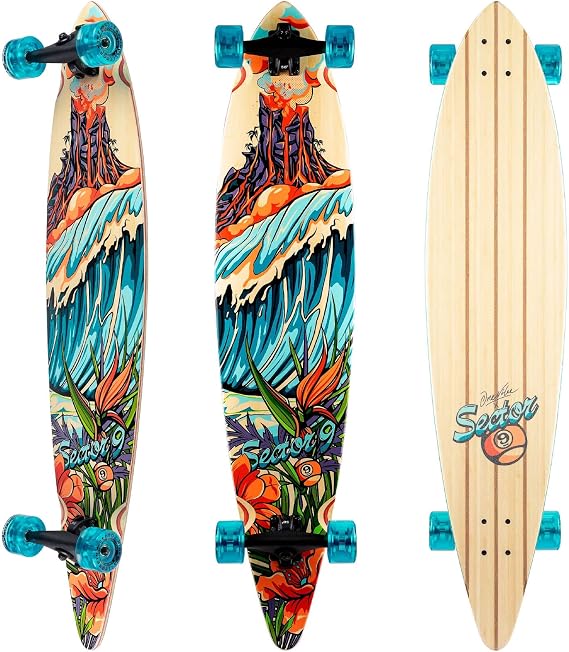 Sector 9 Bamboo Maverick Stack Complete Pintail Skateboard - Factory Direct