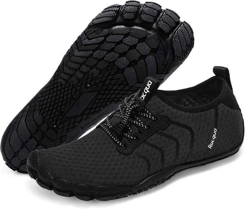Racqua Water Shoes Quick Dry Barefoot Beach Sport Swim Shoes for Men Women