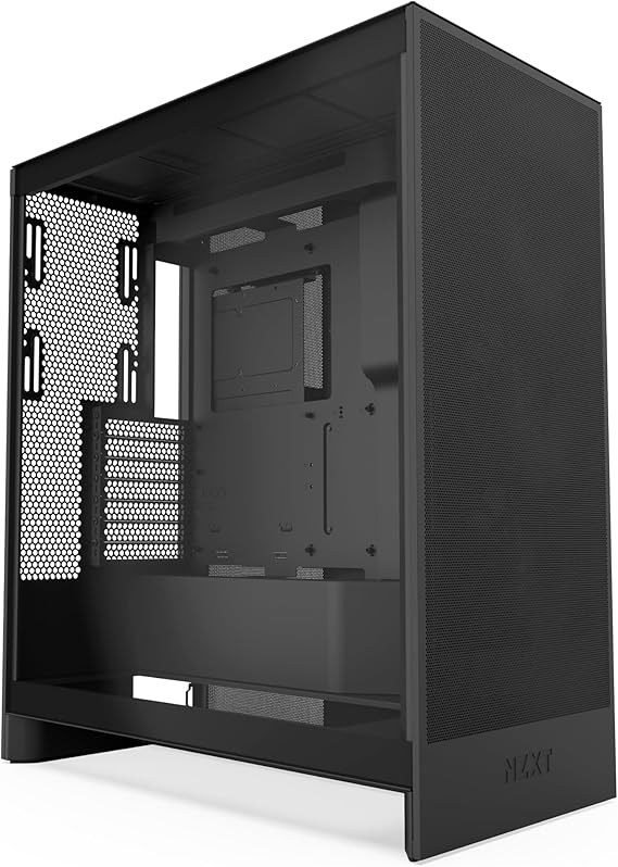 NZXT H7 Flow - Mid-Tower ATX Airflow PC Case - Black