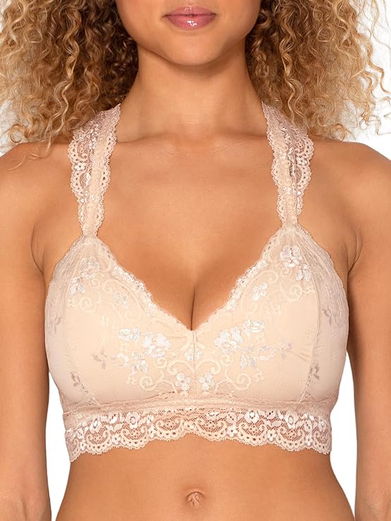 Smart & Sexy Women's Smart & Sexy Women's Lovely Lace Racerback Bralette