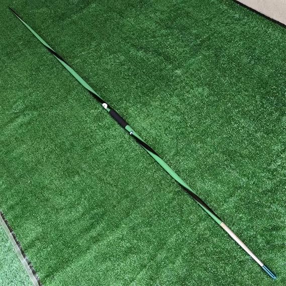 Mountainsports Precision Trident Rubber Tip Javelin: Elevate Throws Performance and Compliance 800G 60M