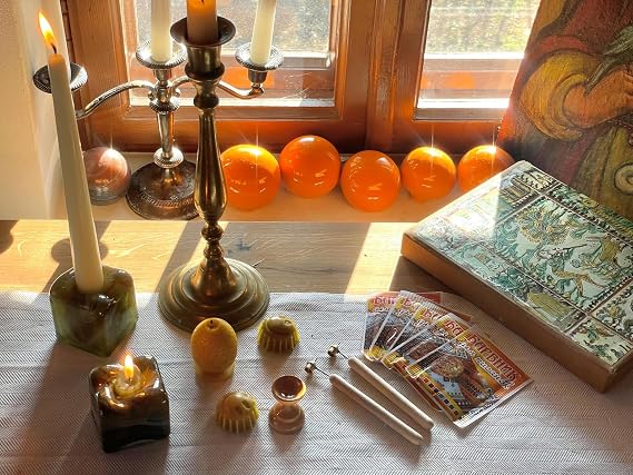 SkryniaCA Traditional Ukrainian Easter Egg Decorating Kit, Pysanka Tools with Kistka Wax Pens, Candle Holders, Folk Art Supplies