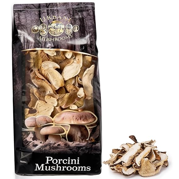 Dried Porcini Mushrooms for Cooking, Aromatic, Vegan, All-Natural, 1 Lb