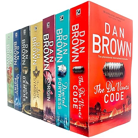 Dan Brown Robert Langdon Series 7 Books Collection Set