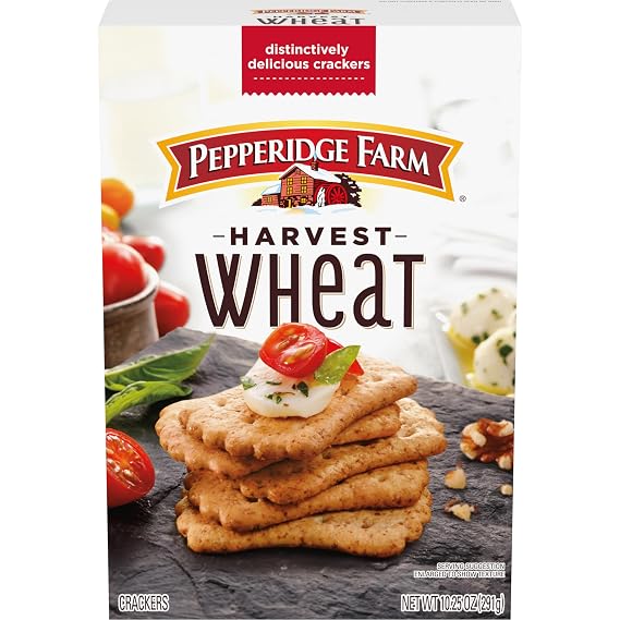 Pepperidge Farm Harvest Wheat Crackers, 10.25 Oz Box
