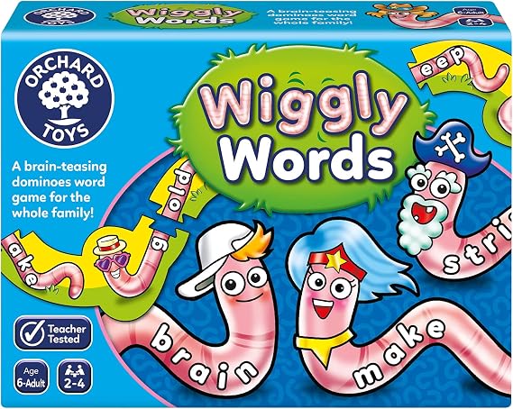 Orchard Toys 105 Wiggly Words Game, Multicolour