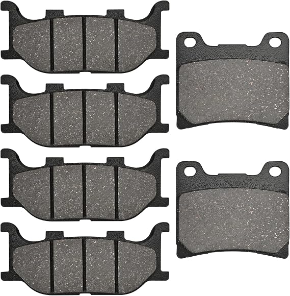 Front and Rear Brake Pads Compatible with Yamaha Vstar 1100 Virago 1100 Dragstar 1100 XVS 1100 1999-2009