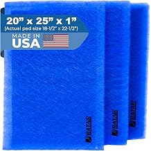RAYAIR SUPPLY 20x25 Replacement Filter Pads Compatible with PremierOne PureFlo P6100 MS-2025 Refills (3 Pack)