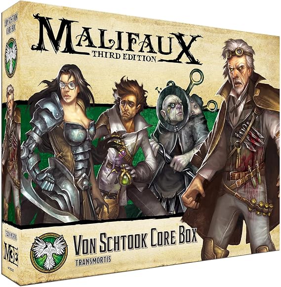 Malifaux Third Edition Resurrectionists Von Schtook Core Box