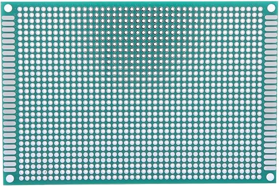 Double Sided PCB Board 10 Pcs Universal Circuit Board PCB Prototyping Printed Circuit Boards Plated Kit for DIY Soldering Electronic Projects 8x12cm