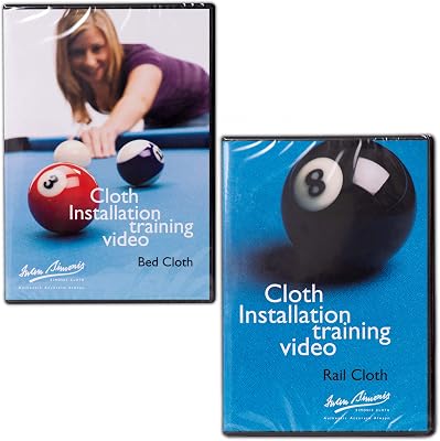 Iwan Simonis Billiard Pool Table Cloth Installation Training DVD 2 DVDs Bed & Rail Cloth
