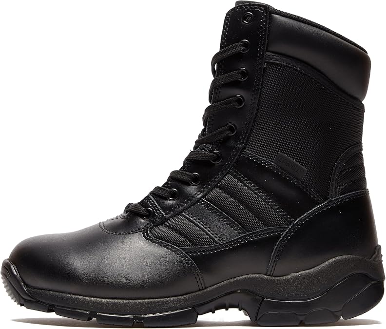 Magnum Mens Panther 8" Side Zip 55627 Black Size UK 12 EU 46, Black
