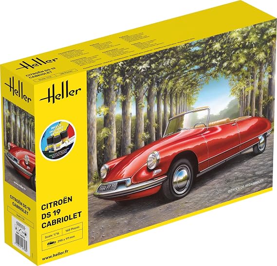 Heller - 1/16 STARTER KIT CITROEN DS 19 CABRIOLET (9/23) *