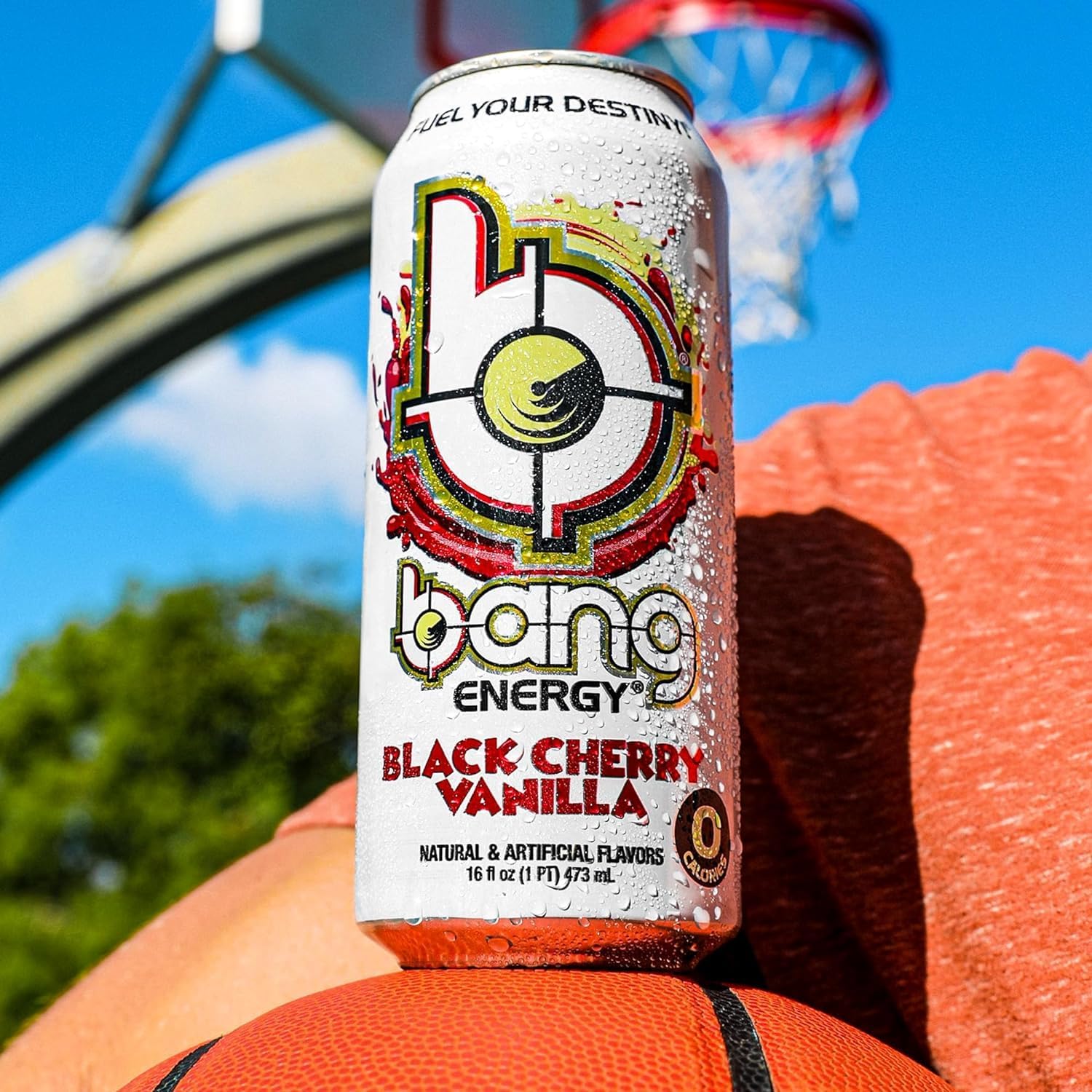 BLACK CHERRY VANILLA Bang 6 Pack of 16oz Cans Zero Sugar Energy Drink BLACK CHERRY VANILLA