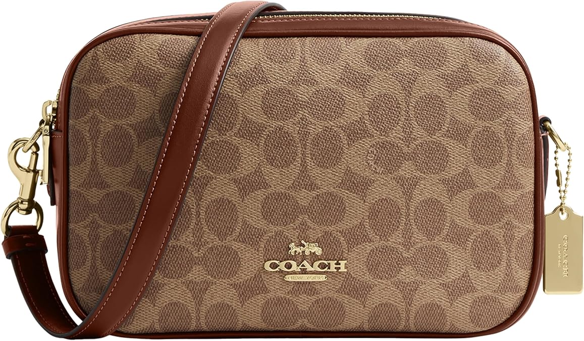 COACH Women's JES Crossbody, Im/Tan/Brown