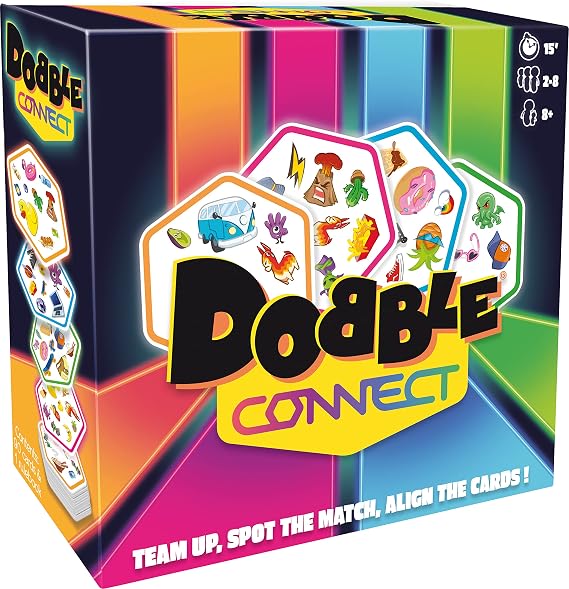 Asmodee | Dobble Connect | Fun Family Card Game