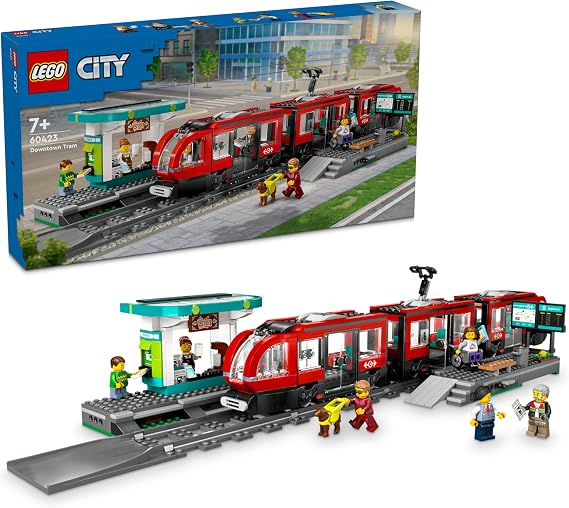 LEGO City Şehir Merkezi Tramvay İstasyonu 60423