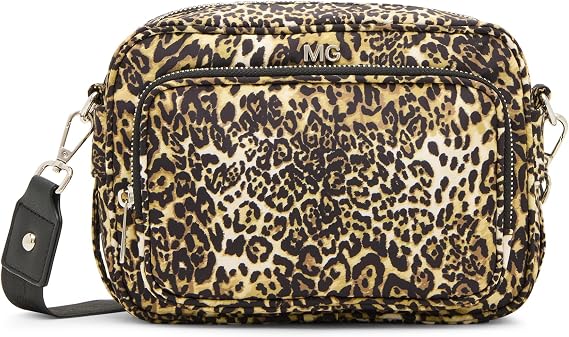 Madden Girl Bali Camera Crossbody Bag, Leopard