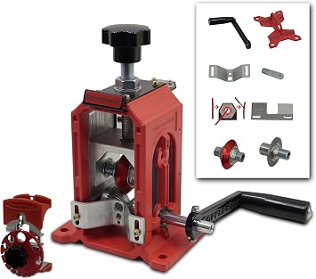 CopperMine Deluxe Manual Wire Stripping Machine Combination Copper Wire Stripper Package Handheld and Hand Crank & Drill Wire Strippers