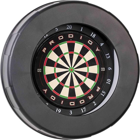 Prodigy Automatic Scoring Bristle Dartboard System - Automatic Scoring, Authentic Steel Tip Play, App Software, LED Lighting