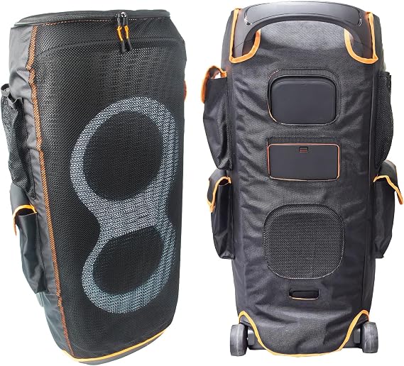Dust-proof and Scratch Resistant Cover for JBL PartyBox 1000 Dual Layer Construction, Mesh Material, 4 Storage Pockets Included