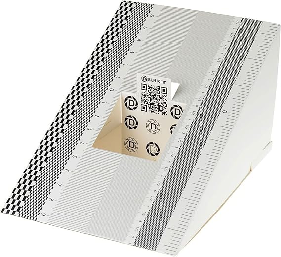Lens Focus Calibration Tool Alignment Ruler Folding Card(Pack of 2)
