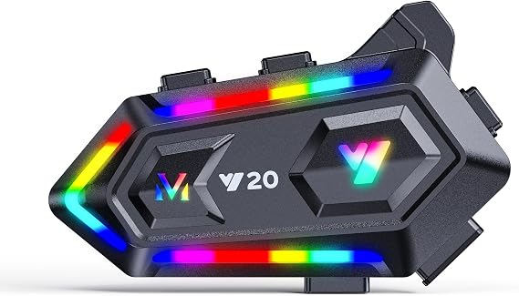 Y20 RGB Kask ıntercomu Kask İçin Bluetooth Kulaklık (Eşleşme Yoktur)