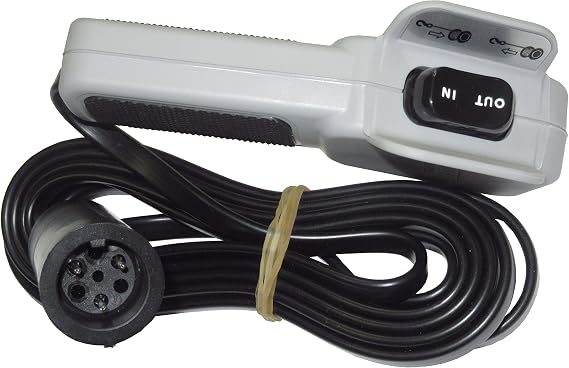 WARN 64849 Hand Held Winch Remote Controller with Rubber Grip for ATV and Side x Side Winches , gray