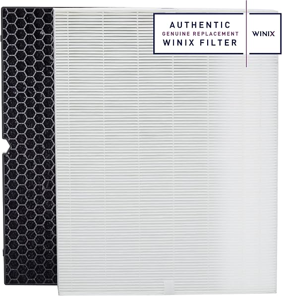 Genuine Winix 116130 Replacement Filter H for 5500-2 Air Purifier, White