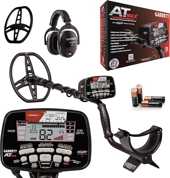 Garrett AT Max Metal Detector, Made in USA