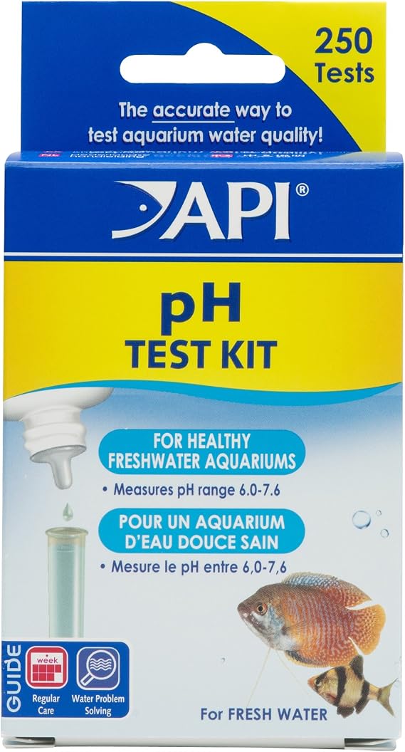 API pH Test Kit for Freshwater Aquariums, 250-Count Box