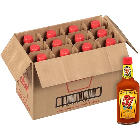Heinz 57 Sauce (15oz Bottles, Pack of 12)