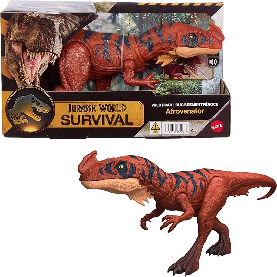 Mattel Jurassic World Wild Roar Afrovenator Dinosaur Sound Toy