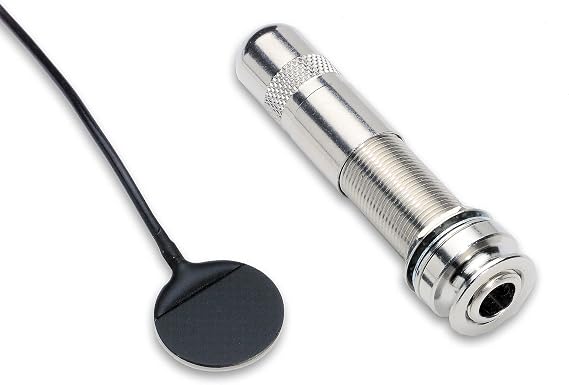 Fishman SBT Classical Guitar Soundboard Transducer with Endpin Jack,Silver